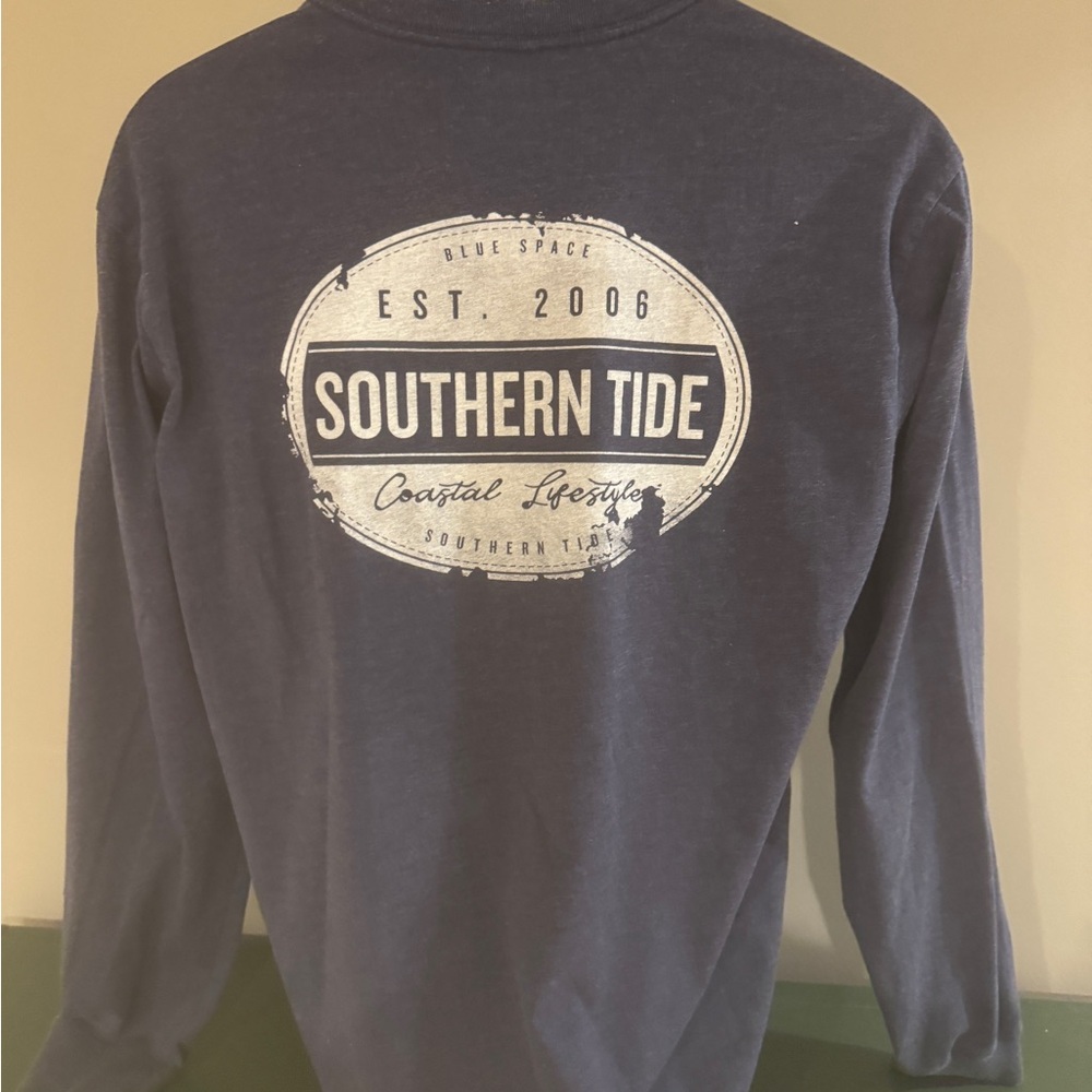 Southern Tide Blue Long Sleeve Tee